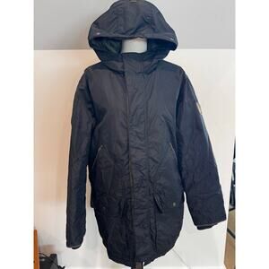 Timberland Extreme Weather Hooded Black Winter Parka Mens Sz. S